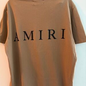 AMIRI Tan Logo Tee